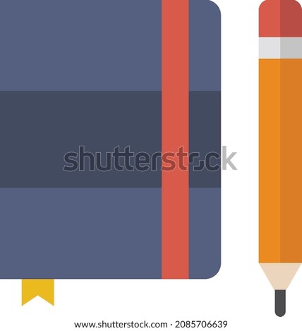 notebook-3 icon vector illustration logo style