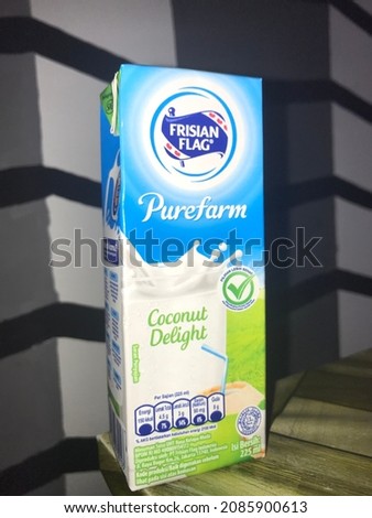 Frisian flag milk coconut delight