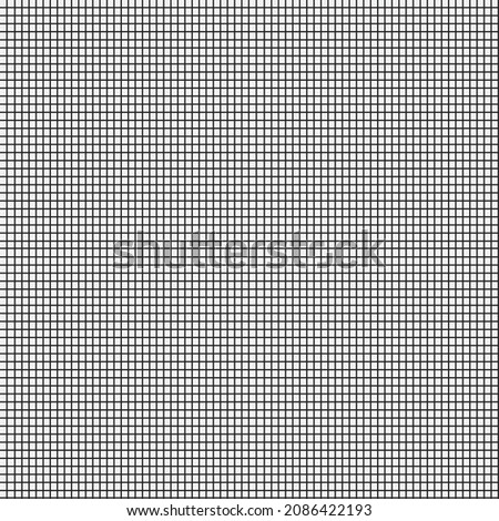 Abstract hand drawn seamless net pattern, black and white line check texture. Doodle style vector.