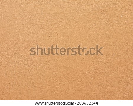 background of concrete texture decorative surface on wall orange color