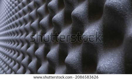 Studio sound acoustical foam Background for design and decoration Royalty-Free Stock Photo #2086583626