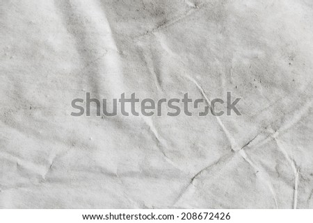 Wrinkled White Paper Background
