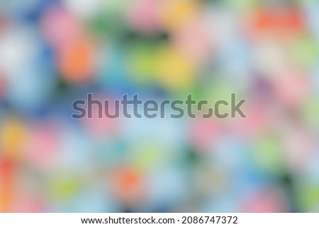 blurred defocused multicolored light, full frame