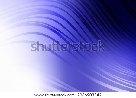 Light Purple vector texture with bent lines. Colorful geometric sample with gradient lines.  A sample for your ideas.