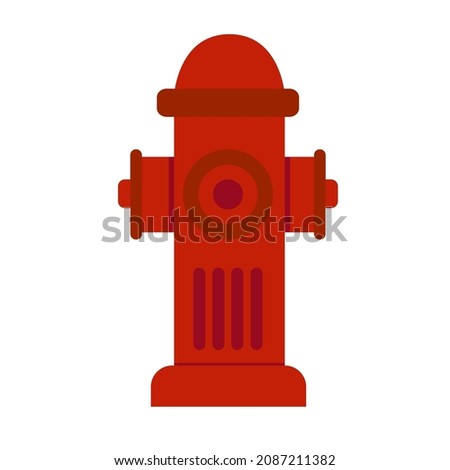 fire hydrant icon, vector illustration
