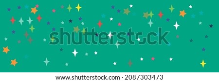Red Orange Chaotic Turquoise Colorful Multicolor Print Vivid Sky Background. Pink Azure Vibrant Blue Stars Bright Indigo Stars Pattern. White Violet Sea Lavender Green Yellow Pastel Background.