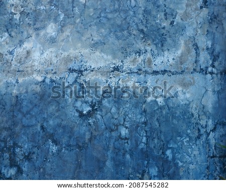 Blue  cement wall,concrete wall for texture background.concrete background design,with space for add text