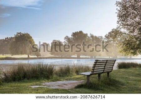 Early sun and mist at heron pond in Bushy Park Surrey
 Royalty-Free Stock Photo #2087626714