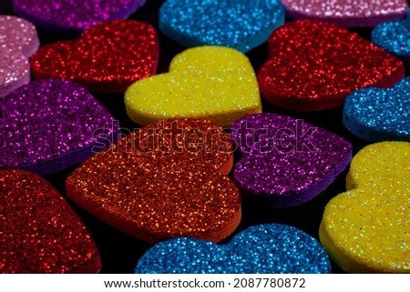 Heart Shape Background  love concept for valentines day