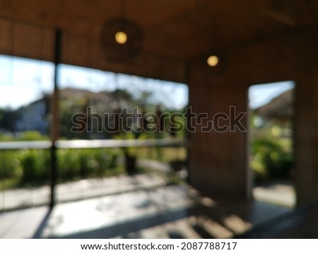 Abstract blur and defocused coffee shop cafe and restaurant  for background