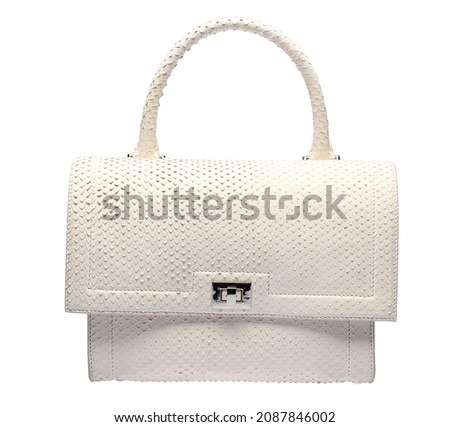 Handbag isolated on a white background with clipping mask