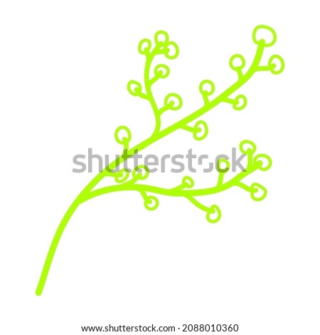 Abstract line art flower, good for pattern, decoration, background