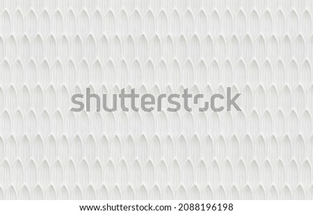 Abstract seamless alabaster pattern. Geometric white texture
