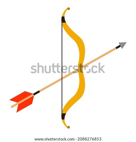 bow arrow clip art vector illustration
