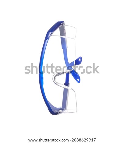 Safety goggles on white background Royalty-Free Stock Photo #2088629917