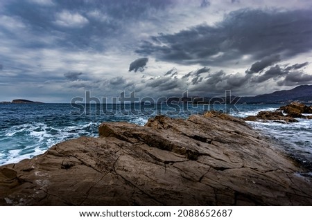 Stormy weather on Adriatic Sea
