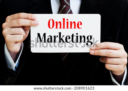 Online Marketing concept