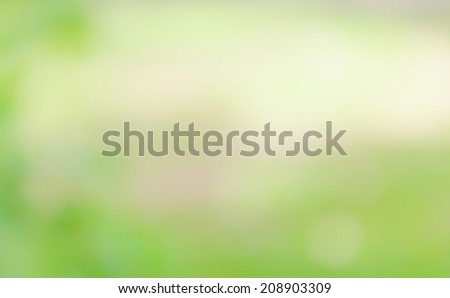 beautiful green nature bokeh abstract for background.