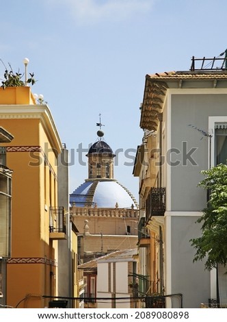 Concatedral de Sant Nicolas de Bari in Alicante. Spain Royalty-Free Stock Photo #2089080898