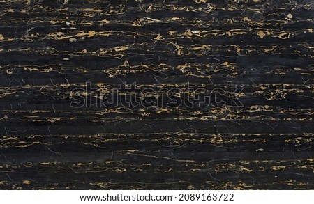 Texture marble portoro gold polished, natural background with high resolution