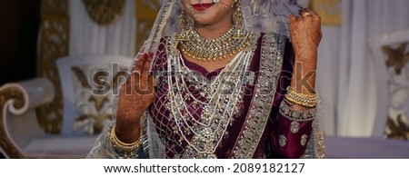 Bengali bride in wedding attire