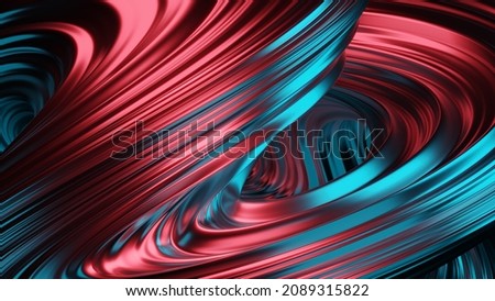 Abstract Colorful Gradient 3d Wave Background Wallpaper Royalty-Free Stock Photo #2089315822