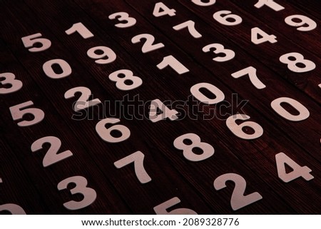 Numbers texture. Finance data concept. Matematic. Seamless pattern with numbers. financial crisis concept. Business success.