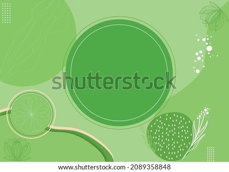 green pattern background banner,soft color 