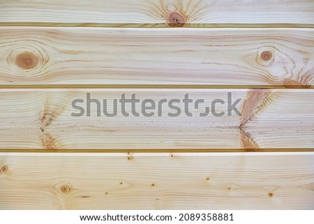 wooden background stock photo image. A light pine-type tree. Top view. Copy space