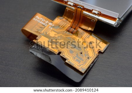 spare parts electronics camera boards close-up part