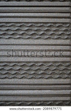 motifs and textures of ceramic pillars for the terrace of the house