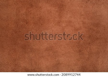Brown suede leather texture background, genuine leather, top view. Suede texture - skin animal. Texture for design. Can be used as background wallpaper and background for design-works. Royalty-Free Stock Photo #2089912744