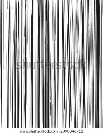 Black thin messy striped texture, transparent background. Backdrop for brushes, overlay, montage or shading. Lines, stripes, strokes. Abstract vector illustration, eps 10. Easy to recolor.