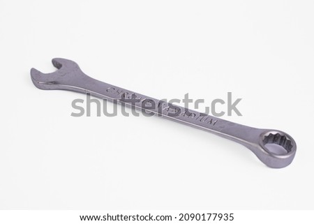 Wrench isolated on white background, hand tool Royalty-Free Stock Photo #2090177935