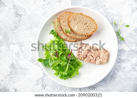 Cod liver fresh seafood healthy meal food diet snack on the table copy space food background rustic