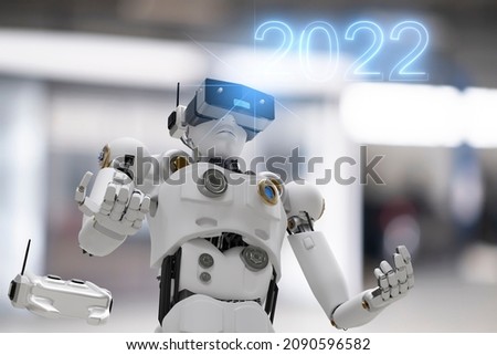 Robot community metaverse for VR avatar reality game virtual reality of people blockchain connect technology investment, business lifestyle technology 2022