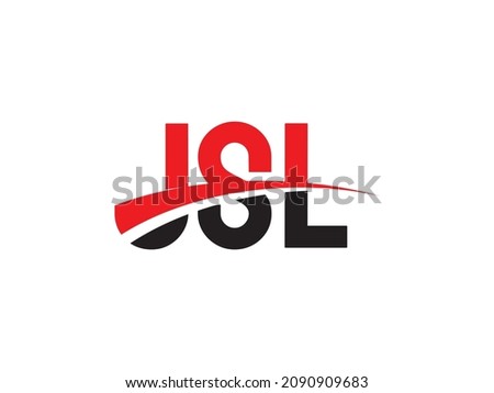 JSL Letter Initial Logo Design Vector Illustration