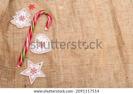 Christmas background with with glare and light spots