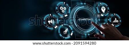 Business, Technology, Internet and network concept. Competence Skill Personal development.   Royalty-Free Stock Photo #2091594280