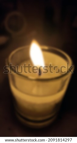 blur photo of aromatherapy candle with bright light