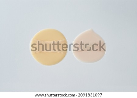 A picture of puff products with white background.