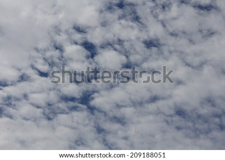 Sky with clouds. Background. Photo