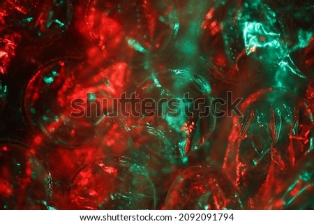 blurred  futuristic green-red color abstract form for background image