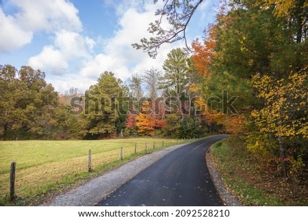 Cades Cove Loop Road, Great Smoky Mountains National Park Royalty-Free Stock Photo #2092528210