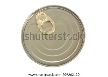 The closed can with ring-pull