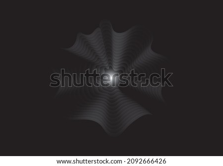 black and white star abstract background