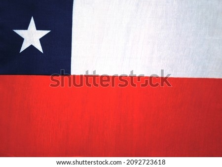 National flag of the state of chile