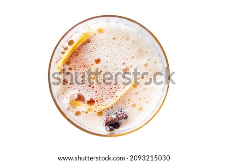 christmas mulled wine cocktail sparkling, grog wine spices new year drink sweet beverage copy space food background rustic. top view
