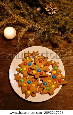 Here is another pic of some Christmas cookies at a Christmas gathering