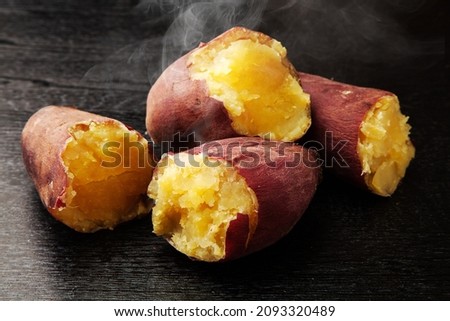 Beni Haruka's Roasted Sweet Potato Royalty-Free Stock Photo #2093320489